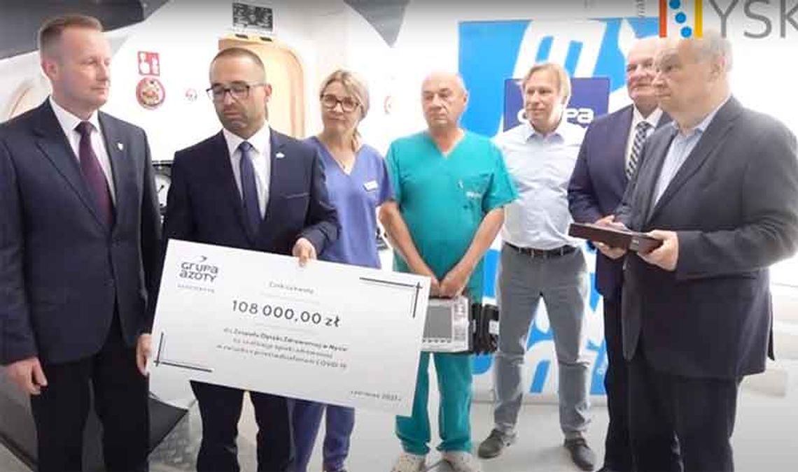 108 000 zł dla ZOZ w Nysie - przekazane przez Grupę Azoty ZAK S.A.