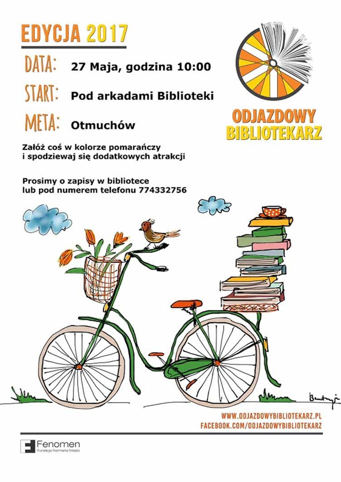 27 maja - rajd rowerowy Odjazdowy Bibliotekarz.