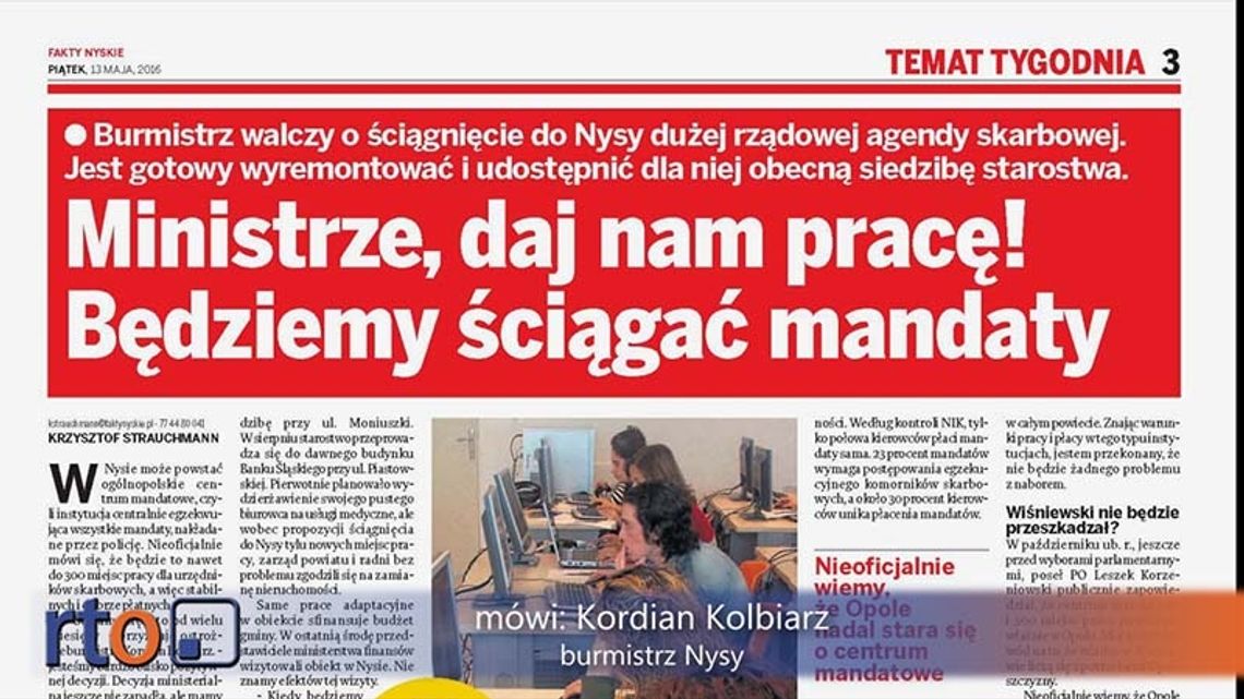 300 miejsc pracy - kto wygra Opole, czy Nysa?