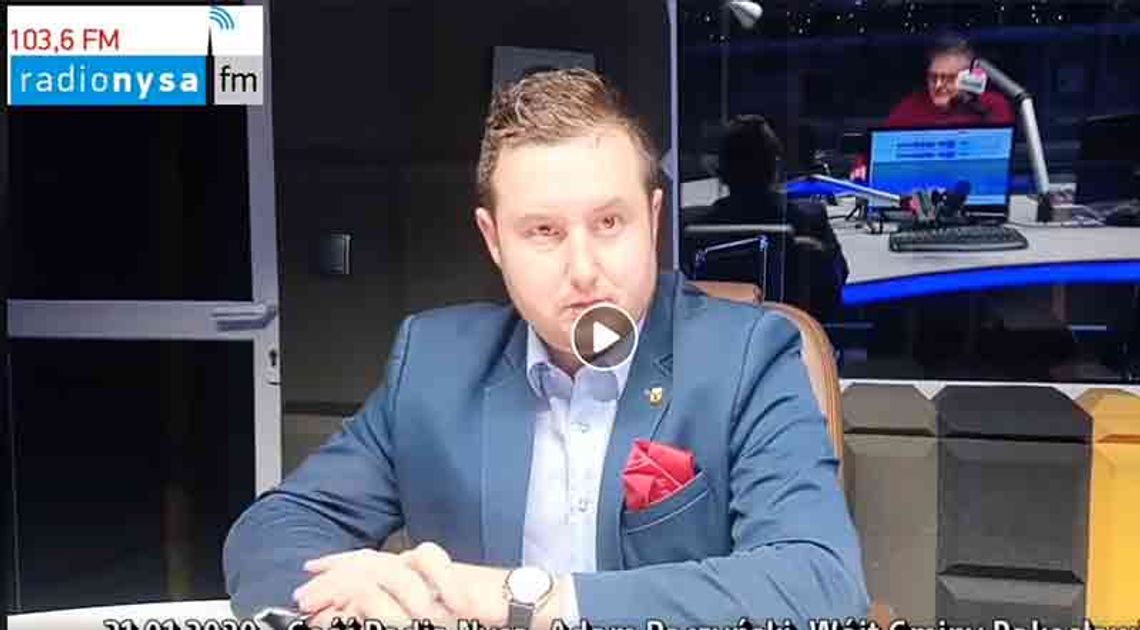 Adam Raczyński, Wójt Gminy Pakosławice w radio Nysa FM