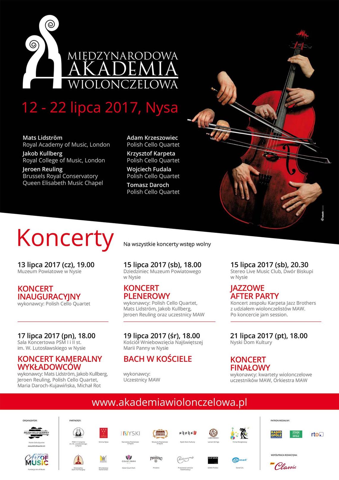 Akademia wiolonczelowa w Nysie potrwa do 21 lipca
