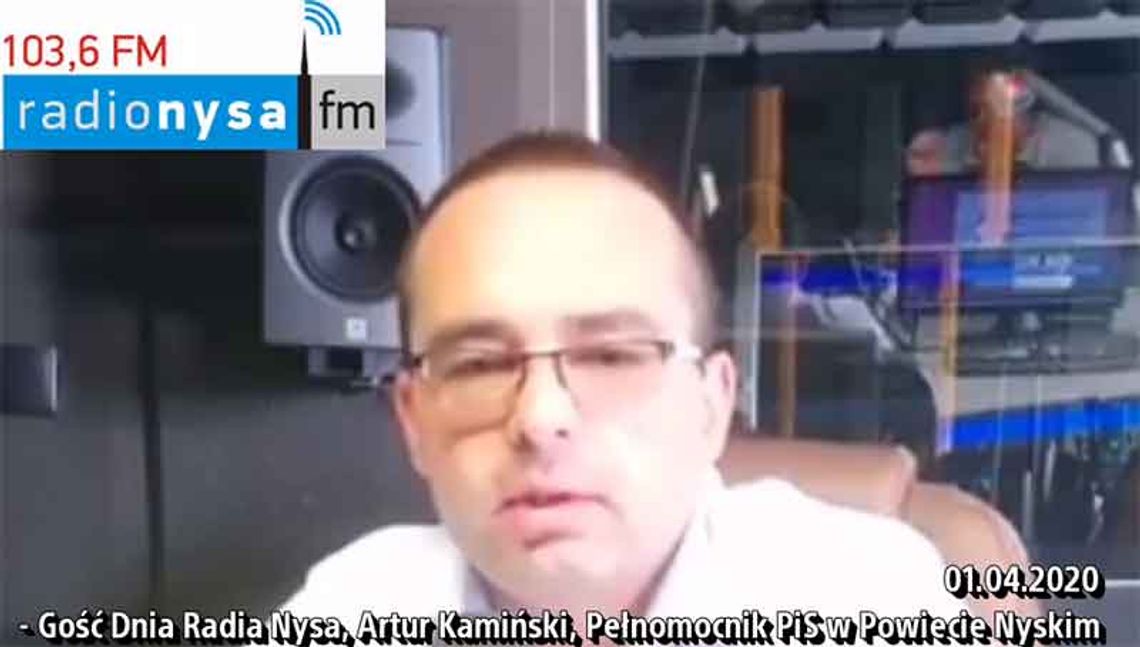 Artur Kamiński w radio Nysa FM - 1.04