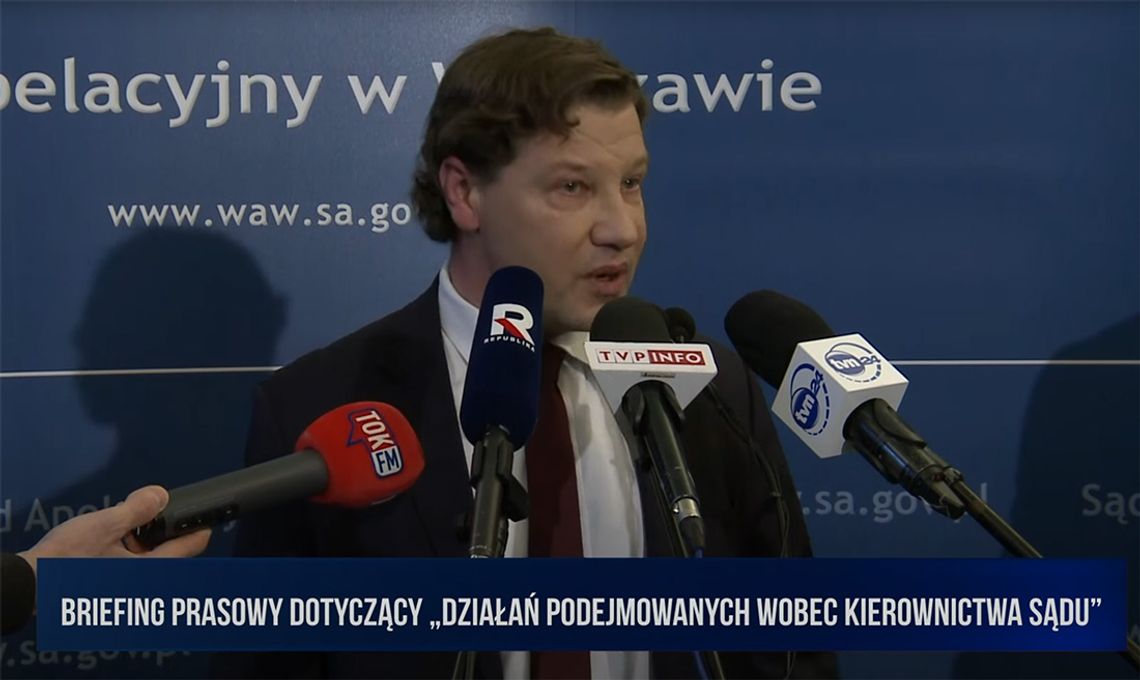 Atak na Sąd Apelacyjny w Warszawie P. Schab: Nie ma naszej zgody na dzielenie środowiska sędziów - bardzo ciekawe oświadczenie
