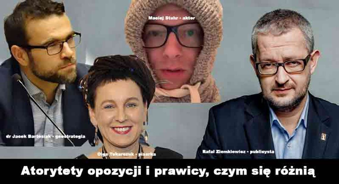 Autorytety medialne opozycji i prawicy, czym się różnią?