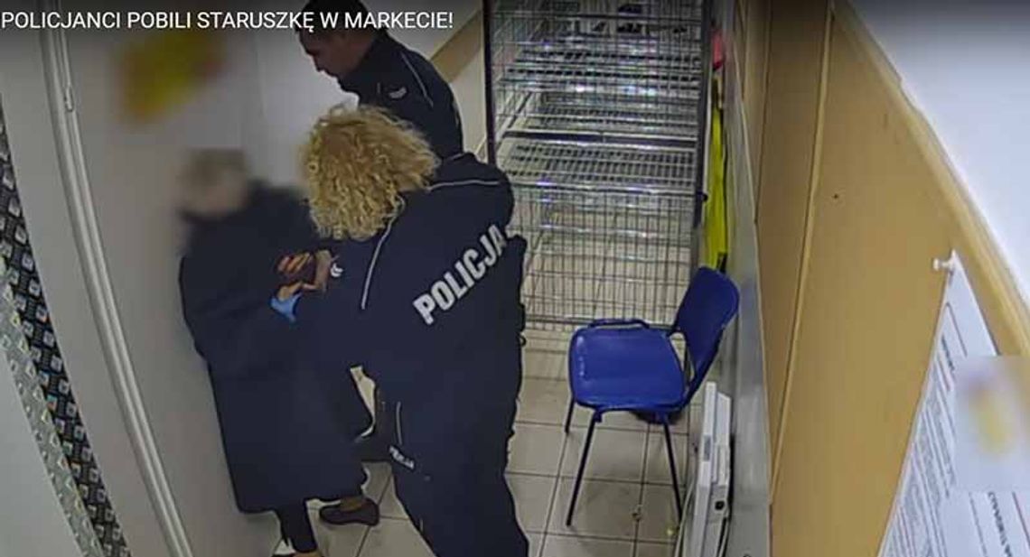 „Bohaterowie” głośnego pobicia staruszki we Wrocławiu mają związek z policją w Nysie - FILM