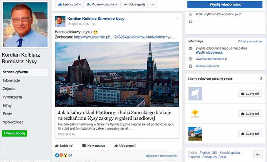 Burmistrz Nysy poleca artykuł z ogólnopolskiego serwisu - wSensie.pl, według niego problem to Totalna Opozycja PO i LN