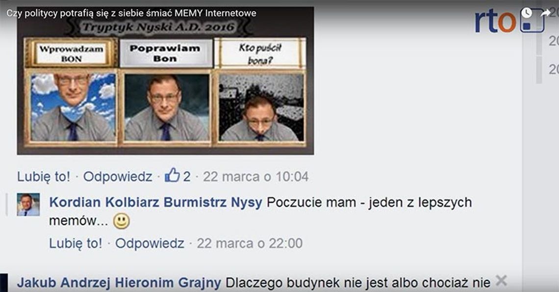 Czy politycy potrafią się z siebie śmiać? - Internetowe żarty, czyli MEMY