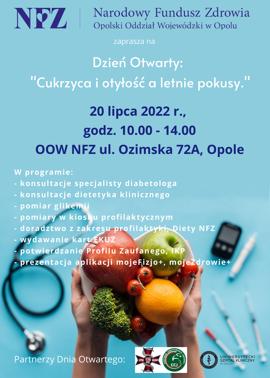 Dzień Otwarty: „Cukrzyca i otyłość a letnie pokusy"