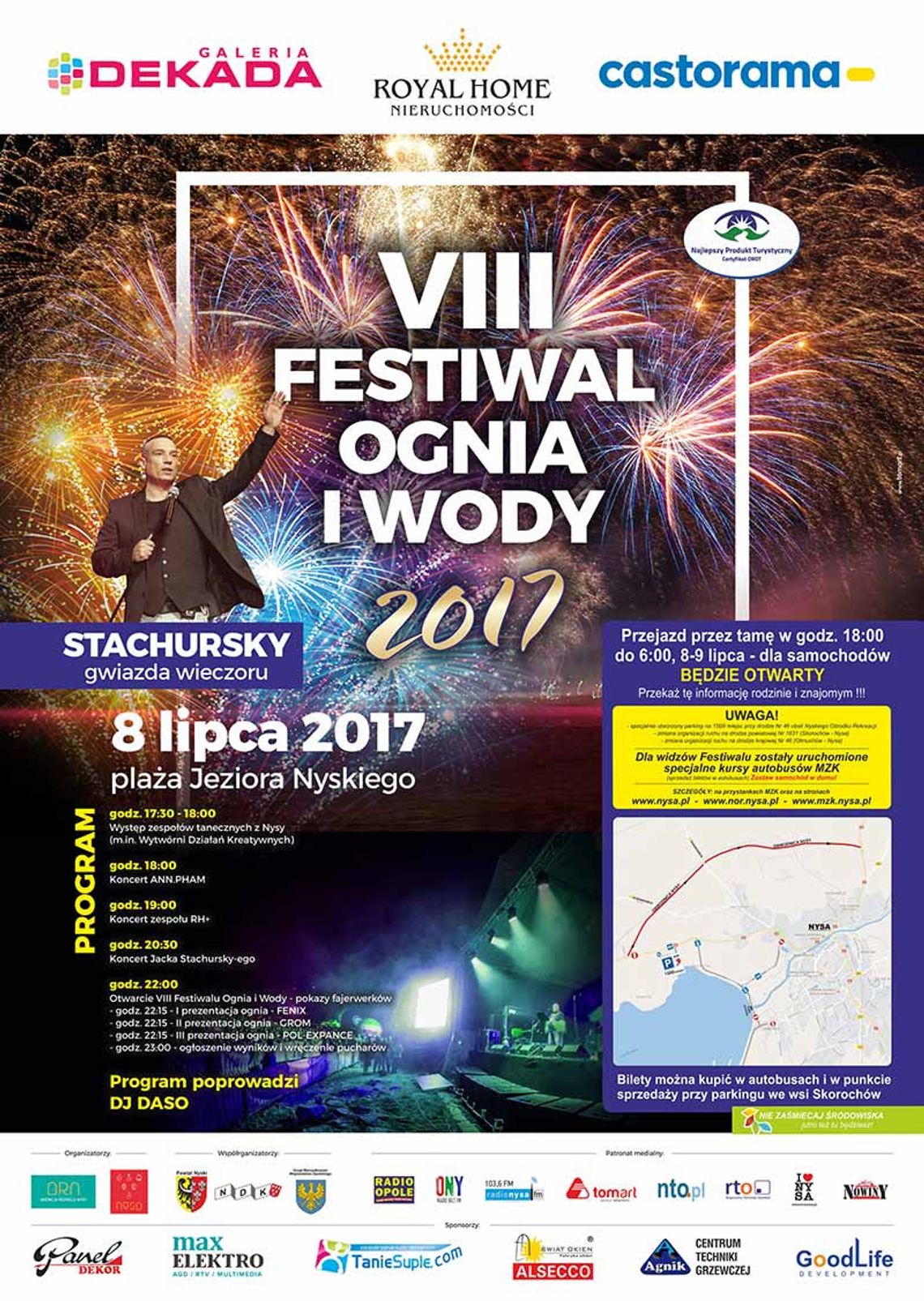 Festiwal Ognia i Wody 2017 - Oficjalny program.