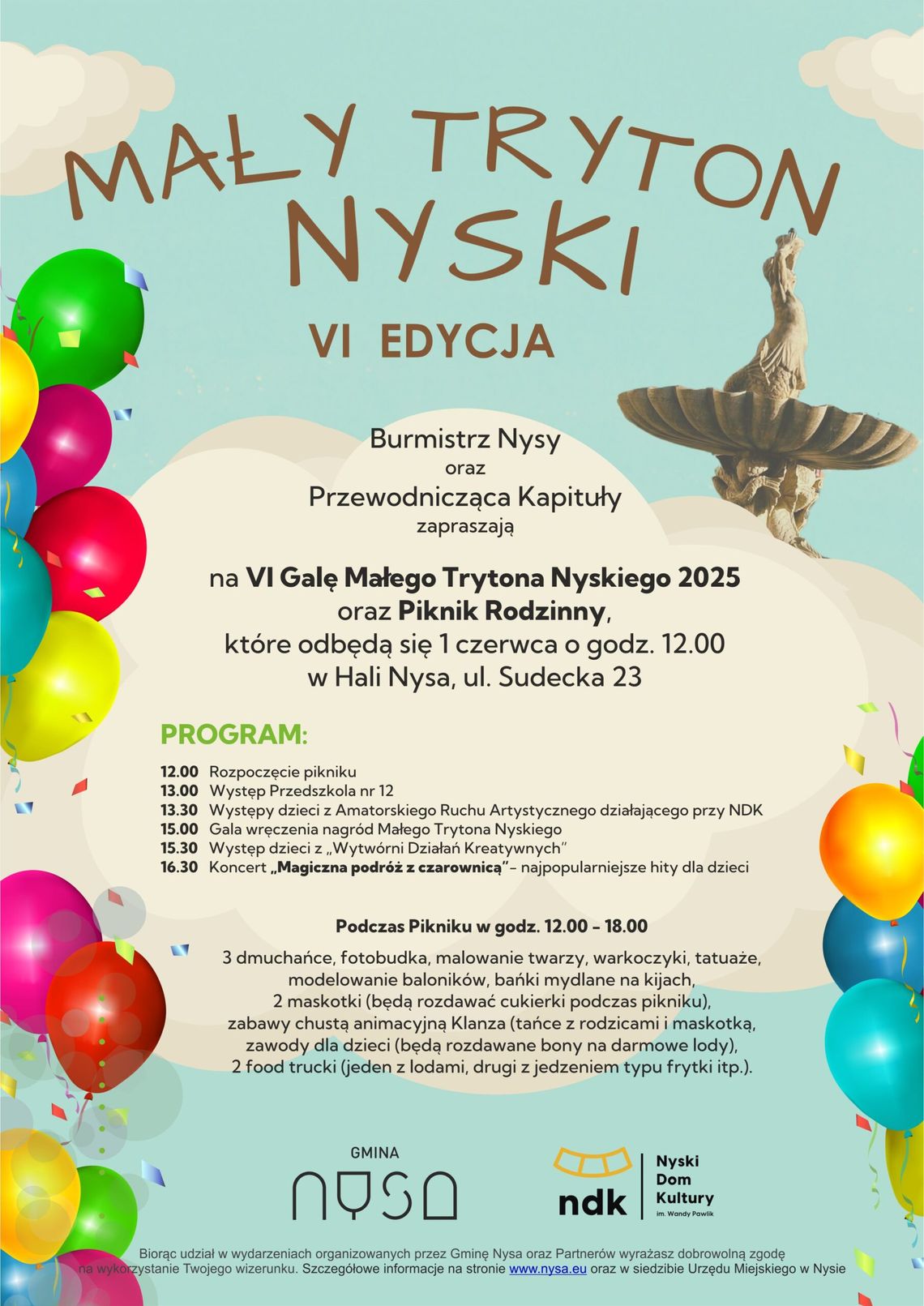 Gala Małego Trytona i Piknik Rodzinny w Nysie