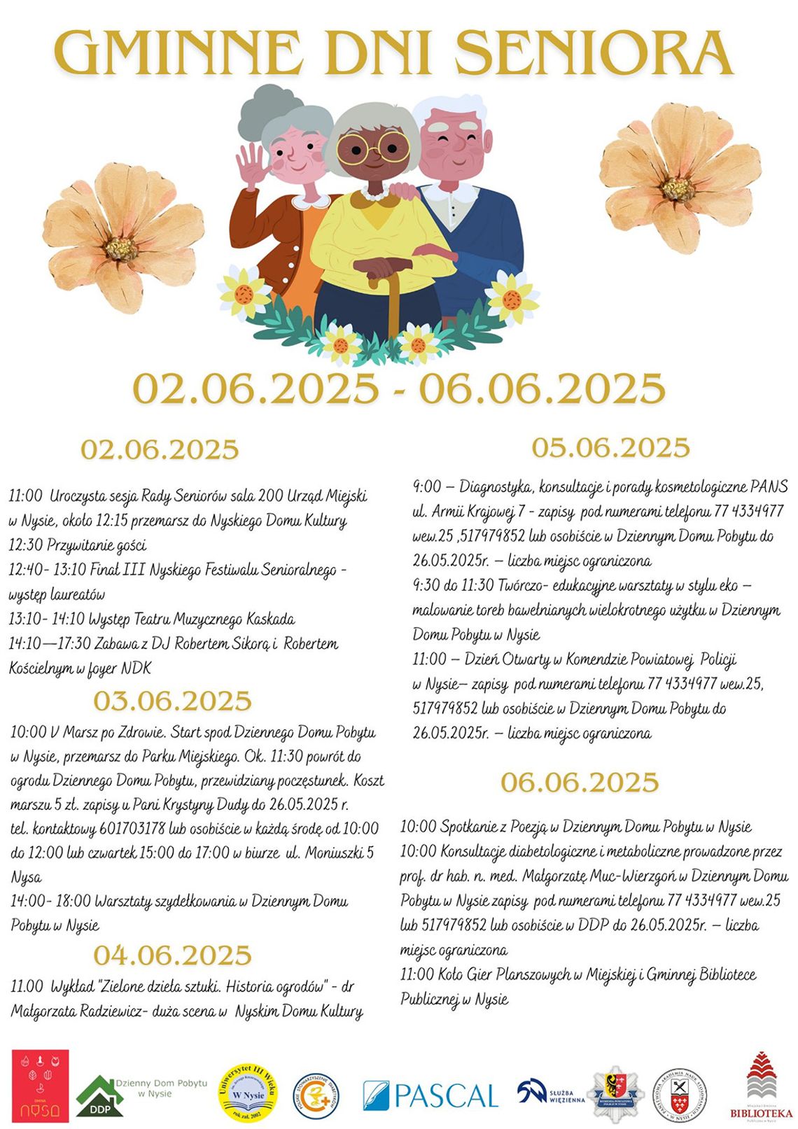 Gminne Dni seniora już za kilka dni - zobacz plan