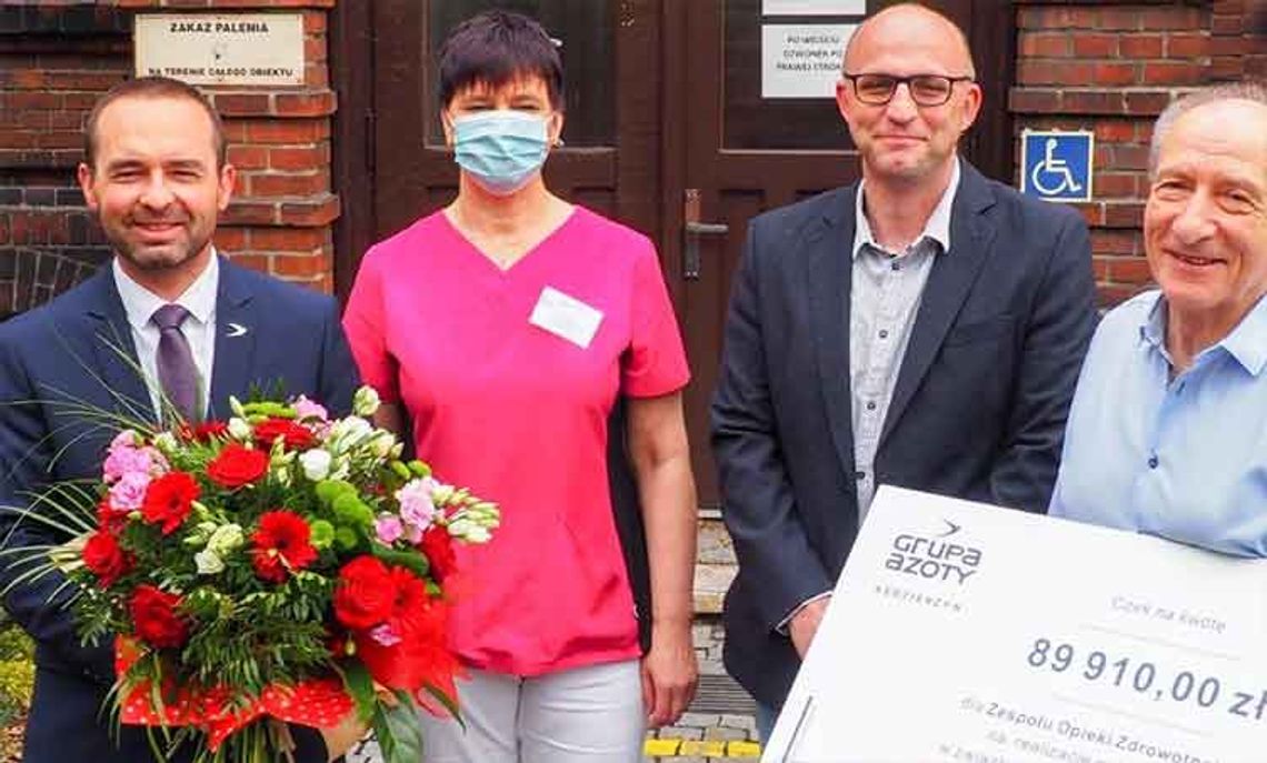 Grupa Azoty ZAK S.A. przekazuje środki dla Szpitala w Białej