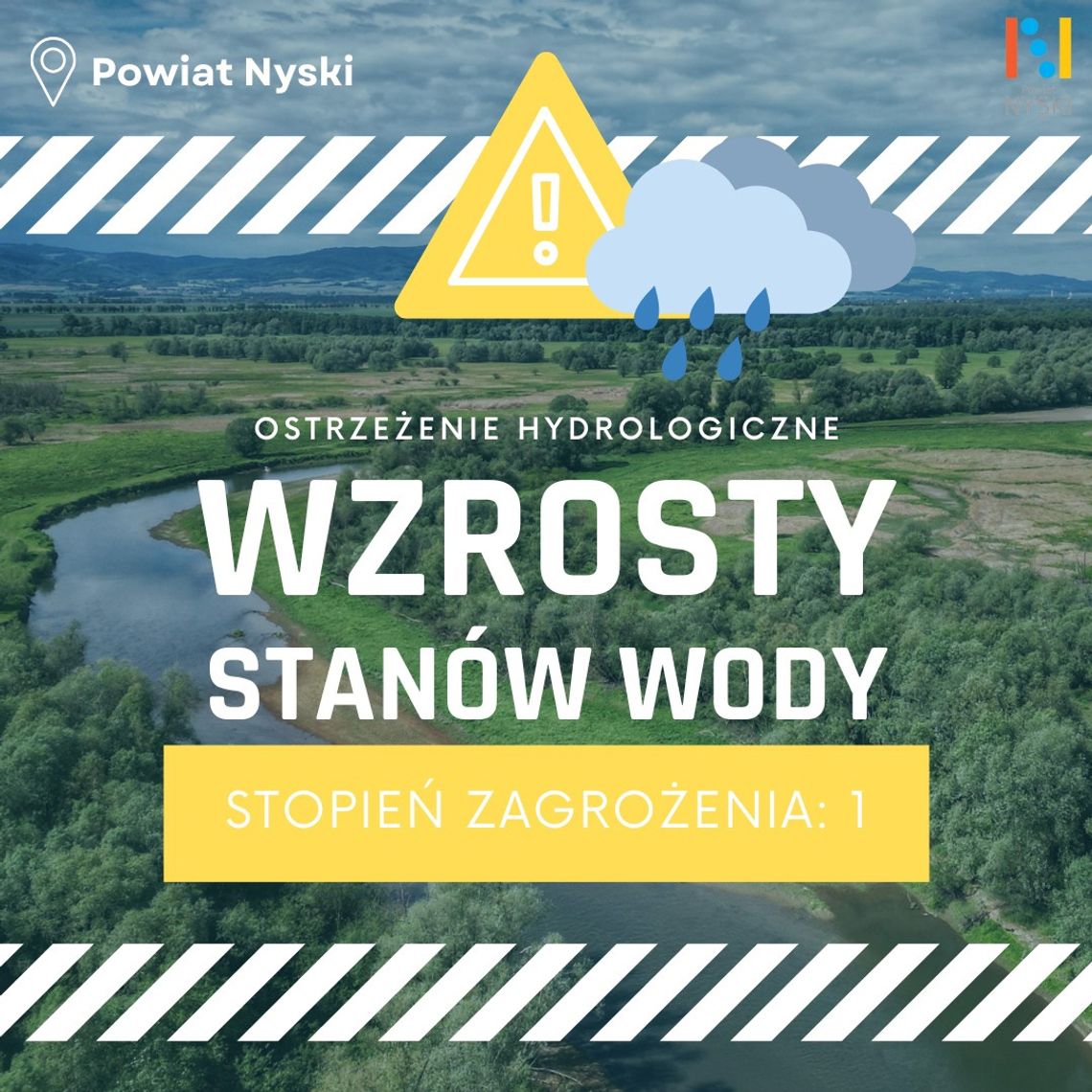 Gwałtowne wzrosty stanów wody na Nysie