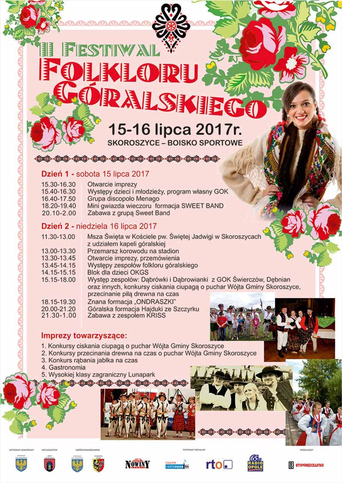 II Festiwal Folkloru Góralskiego” w Skoroszycach