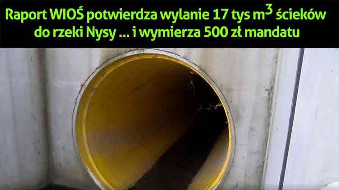 Jest raport WIOŚ - Otmuchów spuścił 17 tysięcy ton ścieków do Jeziora Nyskiego.
