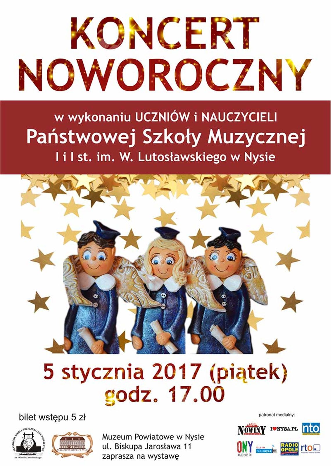 Koncert Noworoczny w wykonaniu uczniów i nauczycieli PSM