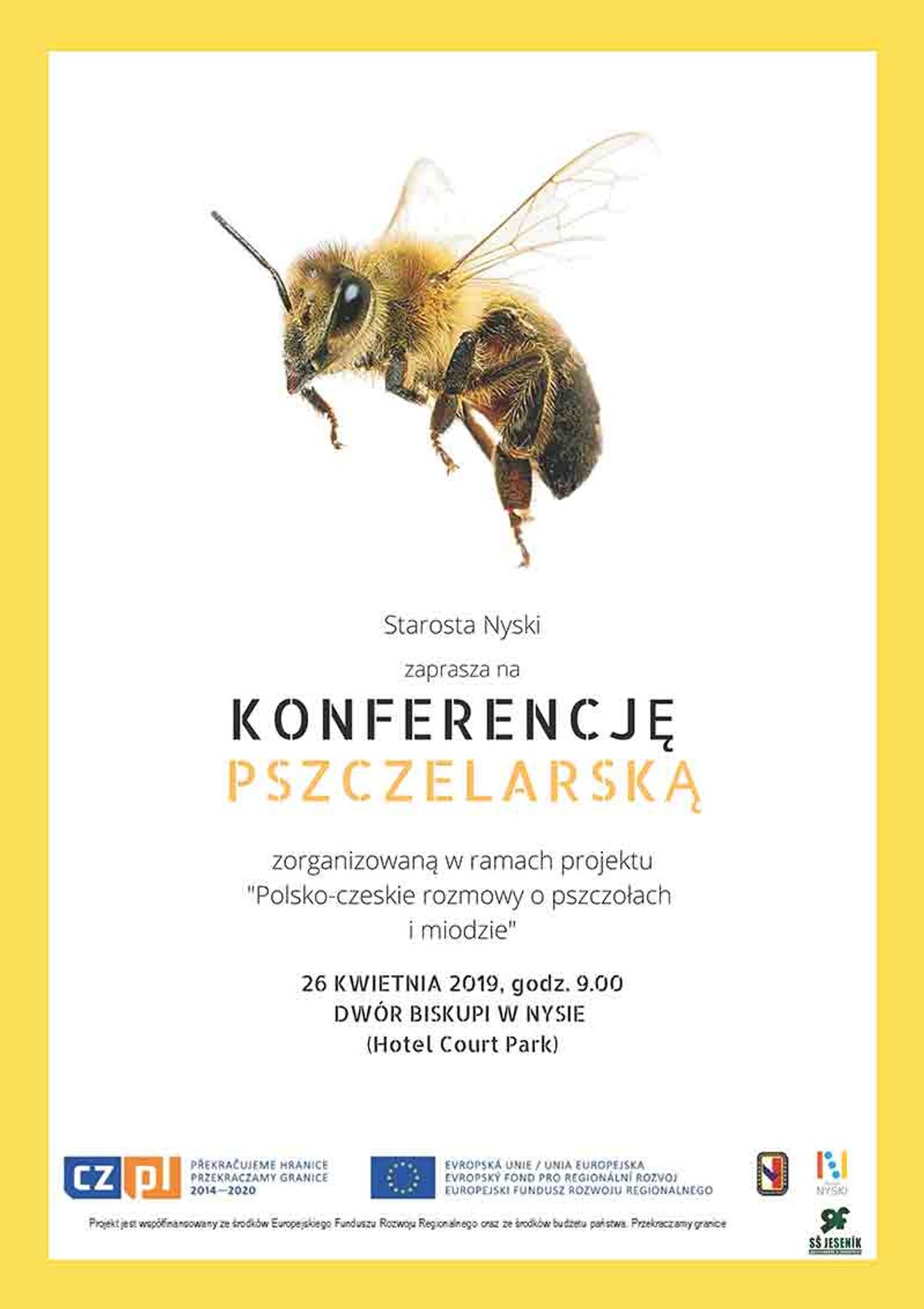 Konferencja pszczelarska. - nasadzanie roślin miododajnych.