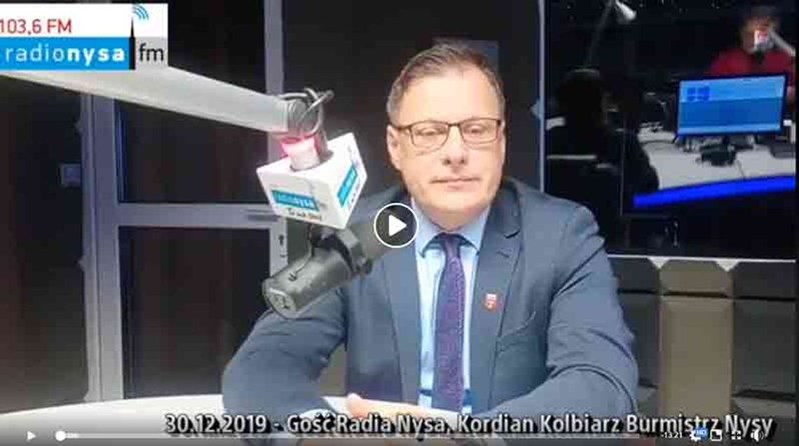 Kordian Kolbiarz w Radio Nysa. - 30 grudnia 2019