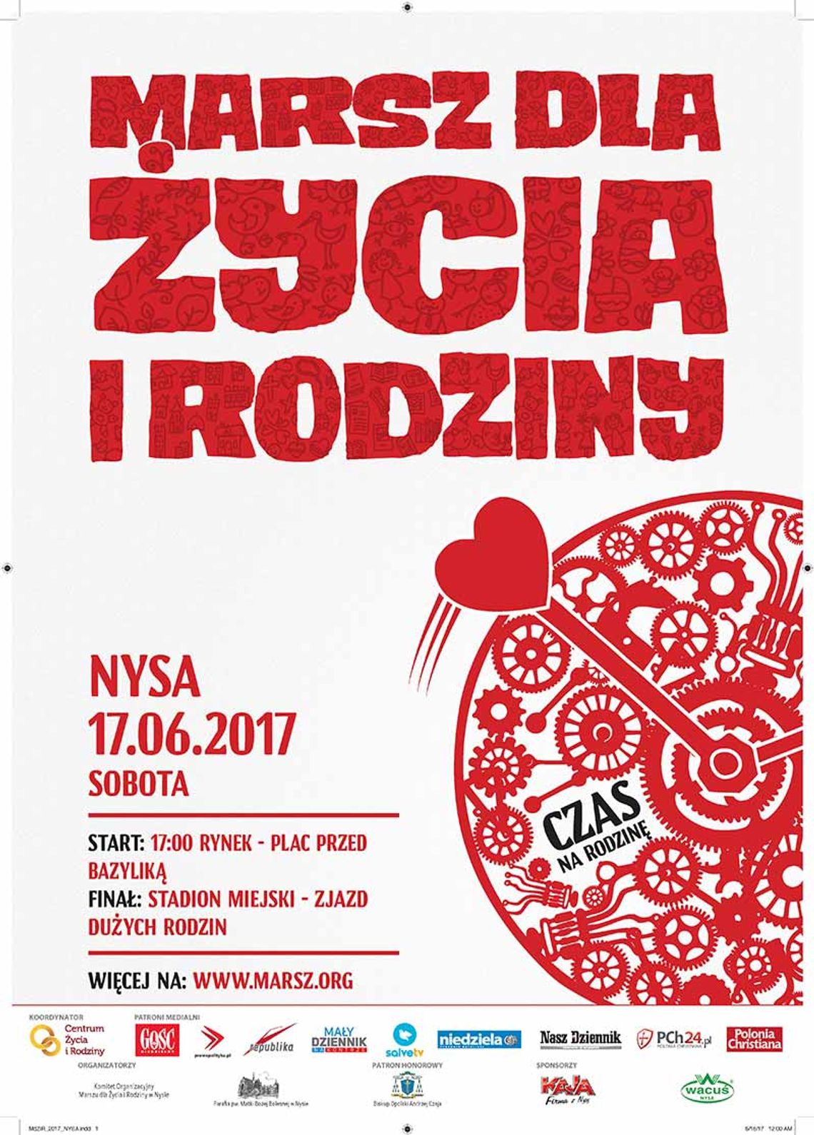 Marsz dla życia i rodziny 17 czerwca 17:00