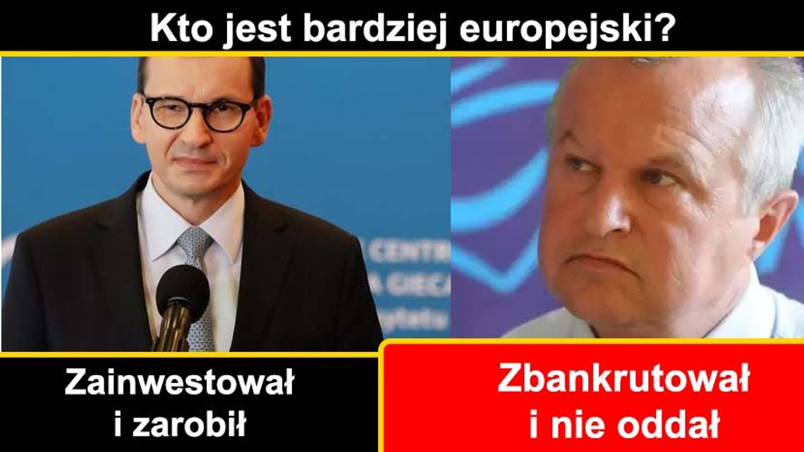 Morawiecki czy Wierdak - kto jest bardziej europejski? - felieton polityka lokalnie.