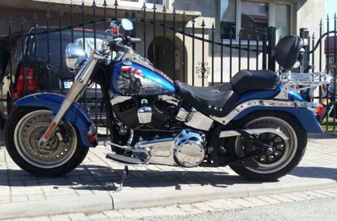 Muzułmanin podpalił Harleya z polskimi symbolami narodowymi