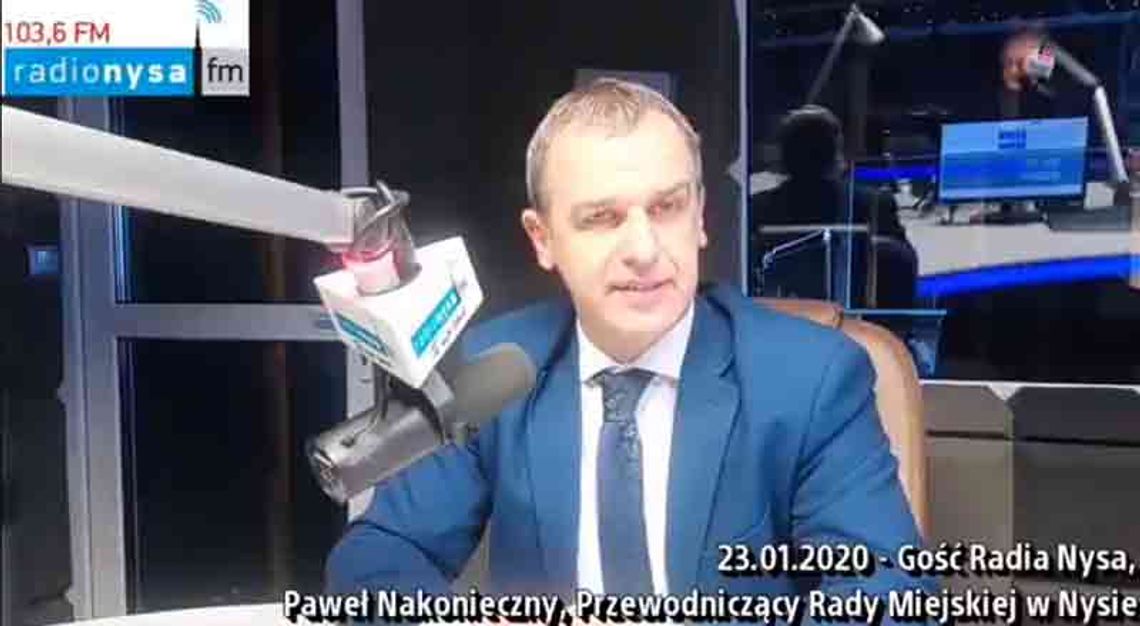 Paweł Nakonieczny w radio Nysa FM