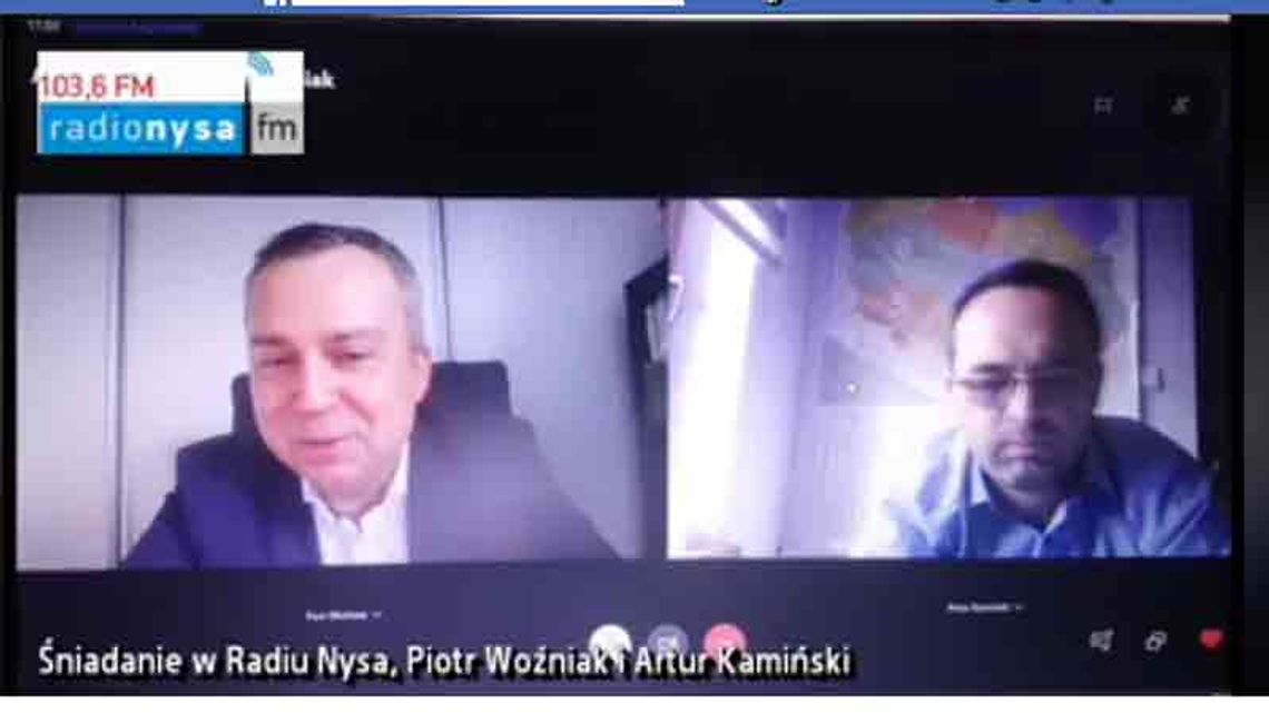 Piotr Woźniak, Przewodniczący SLD na Opolszczyźnie i Artur Kamiński, szef powiatowych struktur PIS, w radio Nysa - 02.05.2020