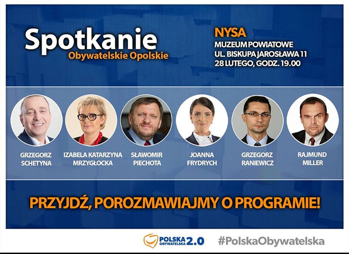 Platforma Obywatelska w Nysie będzie rozmawiała o programie. Polska 2.0