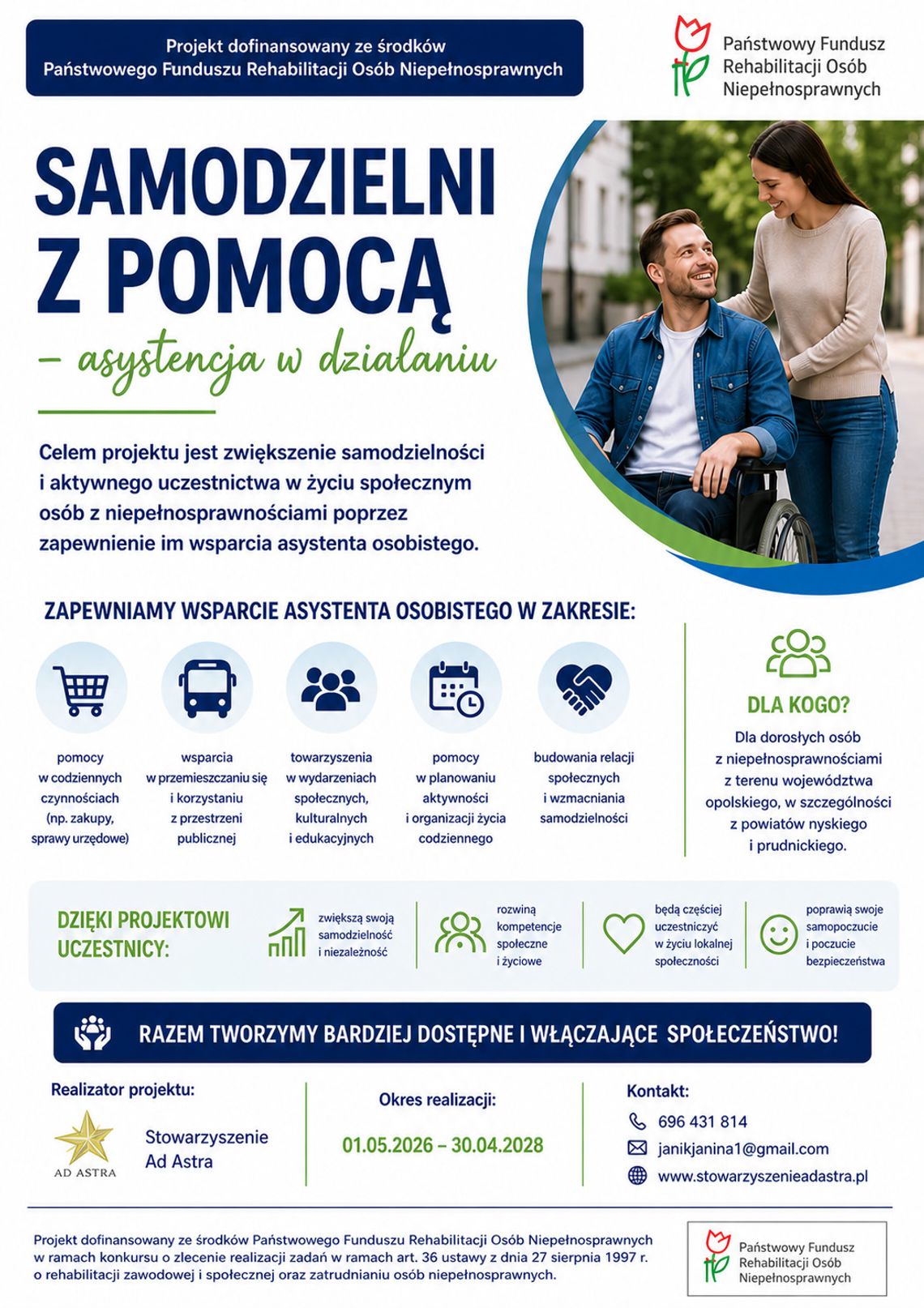 Samodzielni z pomocą - asystencja w dziłaniu!