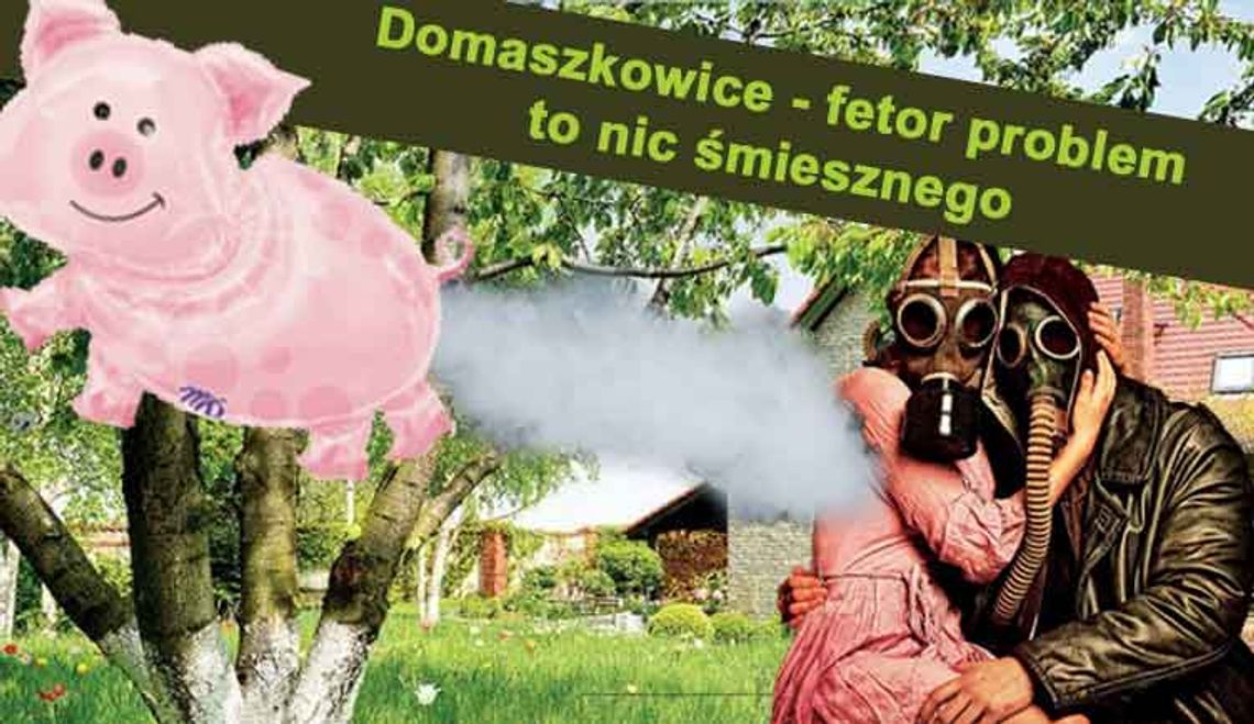 Śmierdzi tak, że nie można oddychać - mówią o zapaszku ze świniarni w Domaszkowicach.