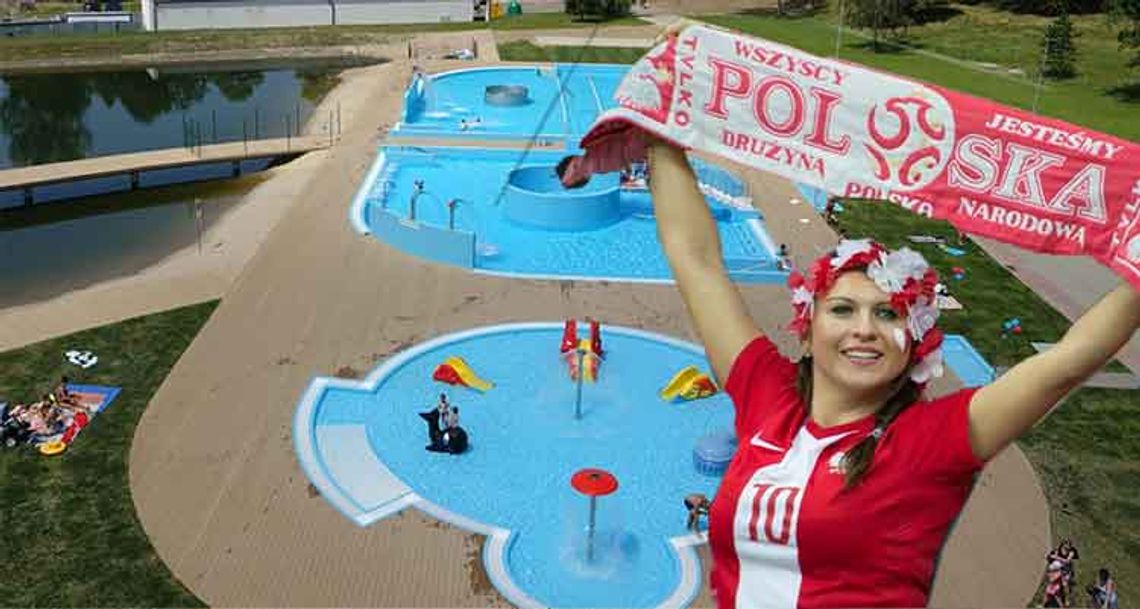 Strefa kibica na Euro 2020 na basenie