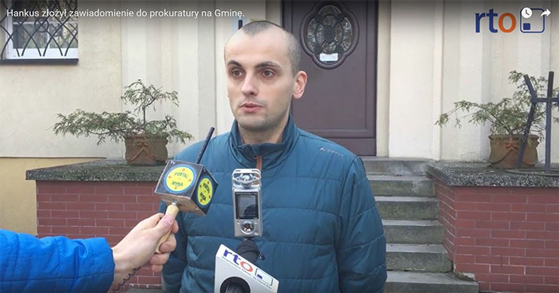 Tomasz Hankus złożył doniesienie do prokuratury na Gminę Nysa