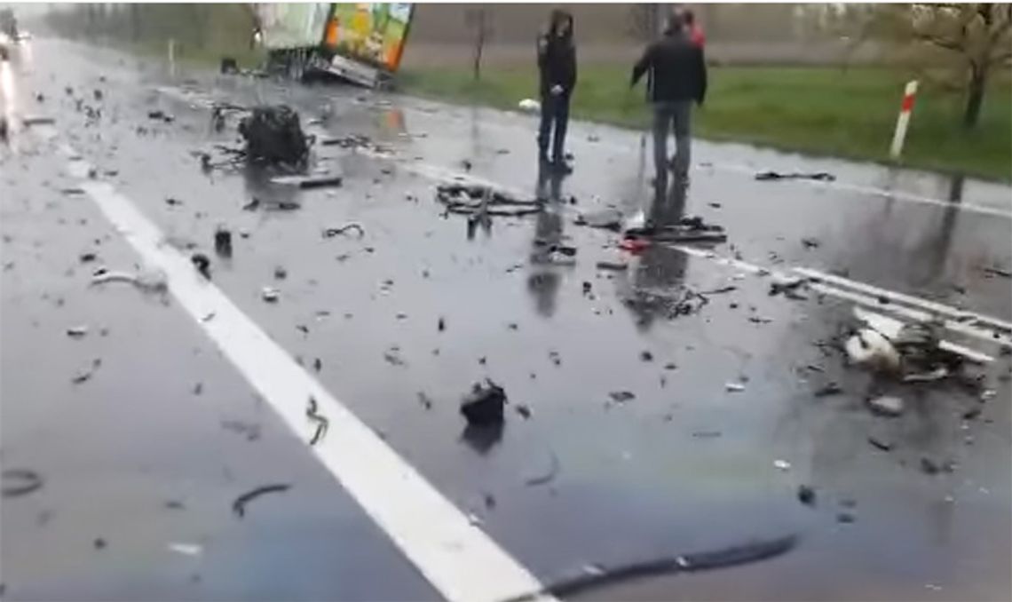 Tragiczny wypadek na trasie Niemodlin-Nysa - wideo