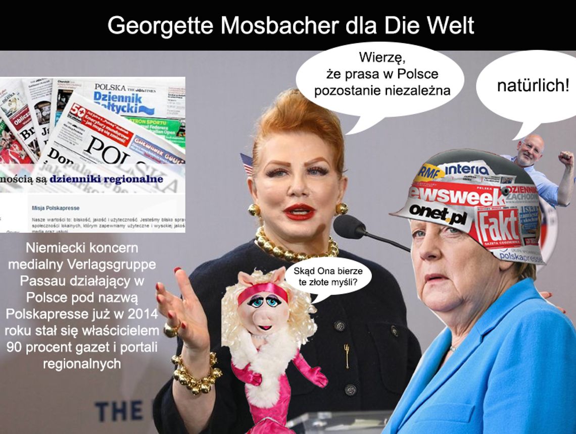 Uwaga na MEMY CD... - Georgette Mosbacher rządzi.
