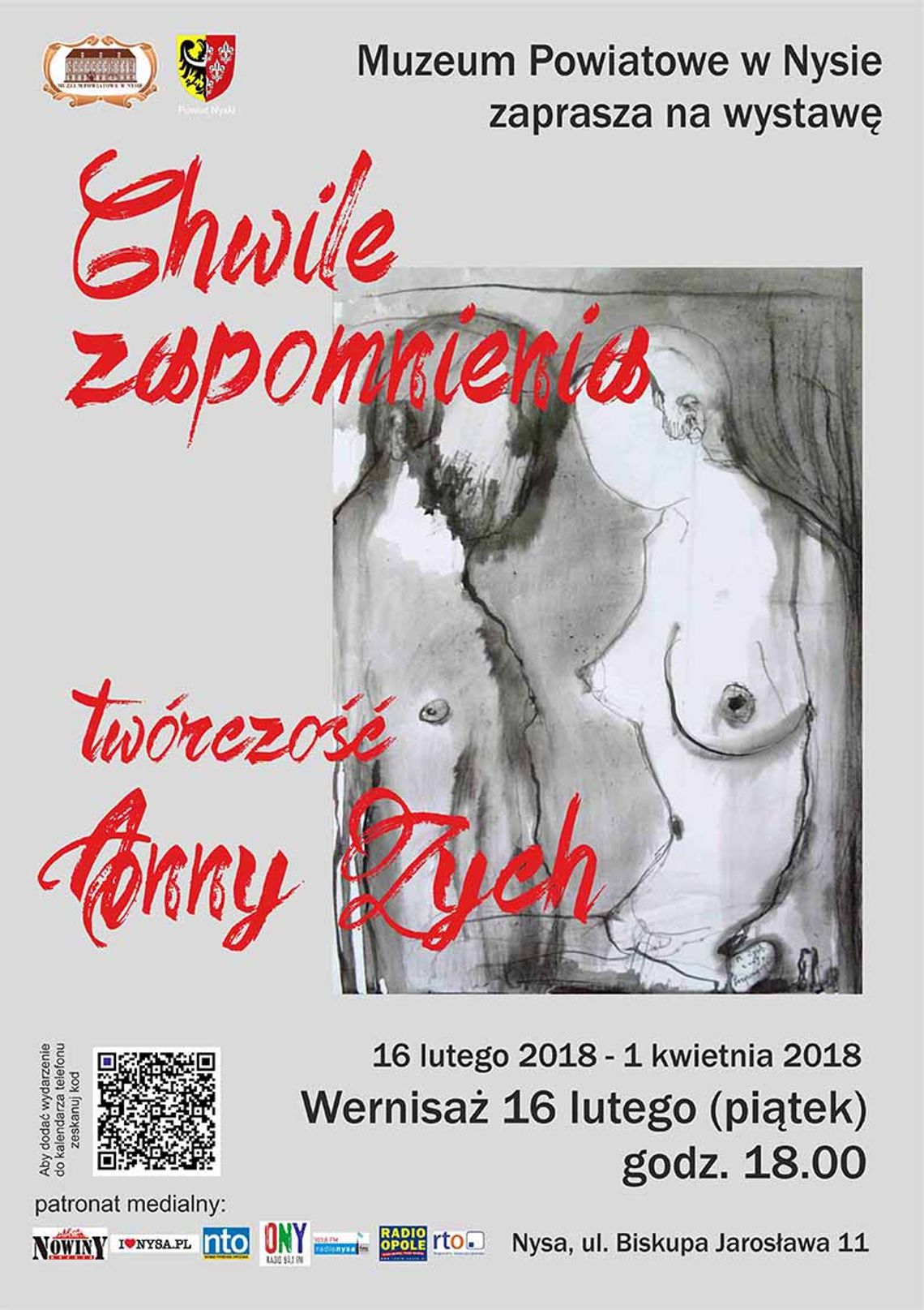 Wernisaż wystawy Anny Zych - Muzeum w Nysie 16 lutego 18:00