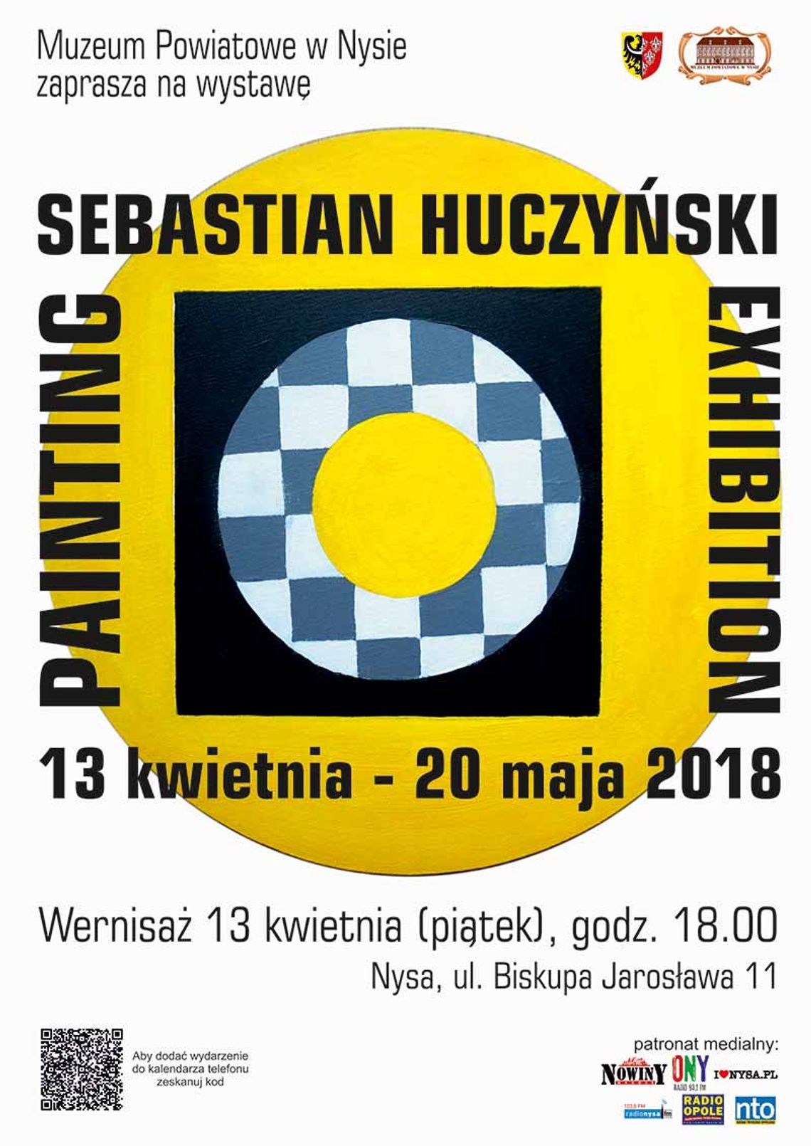 Wernisaż wystawy „Painting Exhibition” Sebastiana Huczyńskiego w nyskim muzeum.