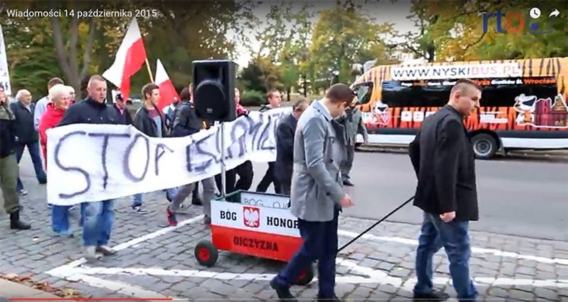 Wiadomości 14 października 2015 - Manifestacja przeciw islamizacji w Nysie