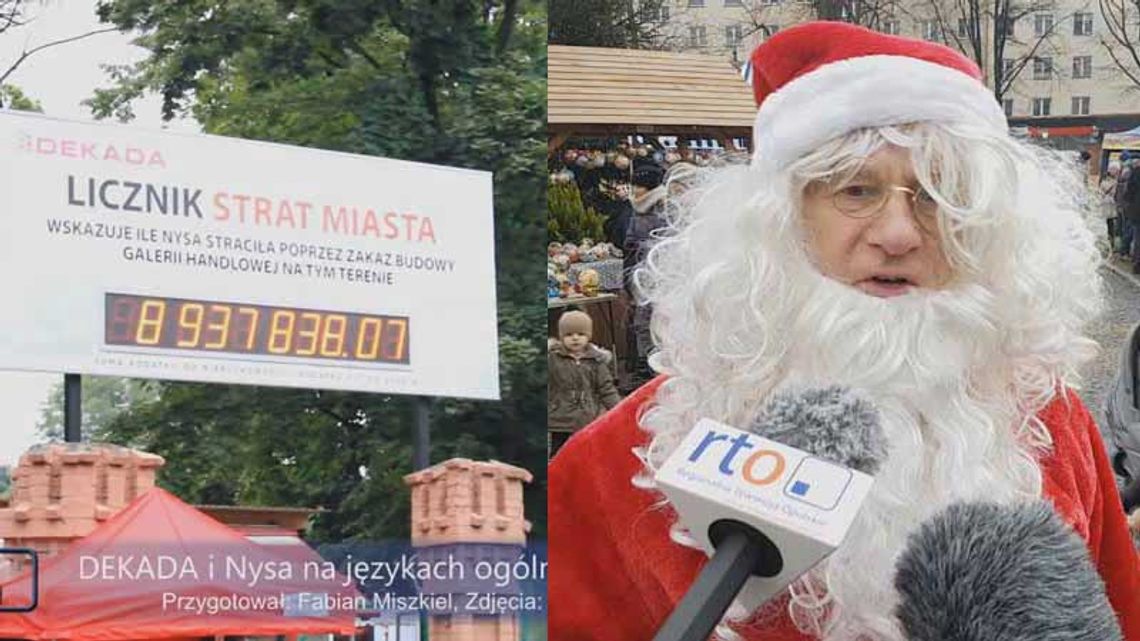 Wiadomości 24 grudnia 2017 - Czy DEKADA zamontuje licznik strat Nysy przed urzędem wojewódzkim w Opolu?