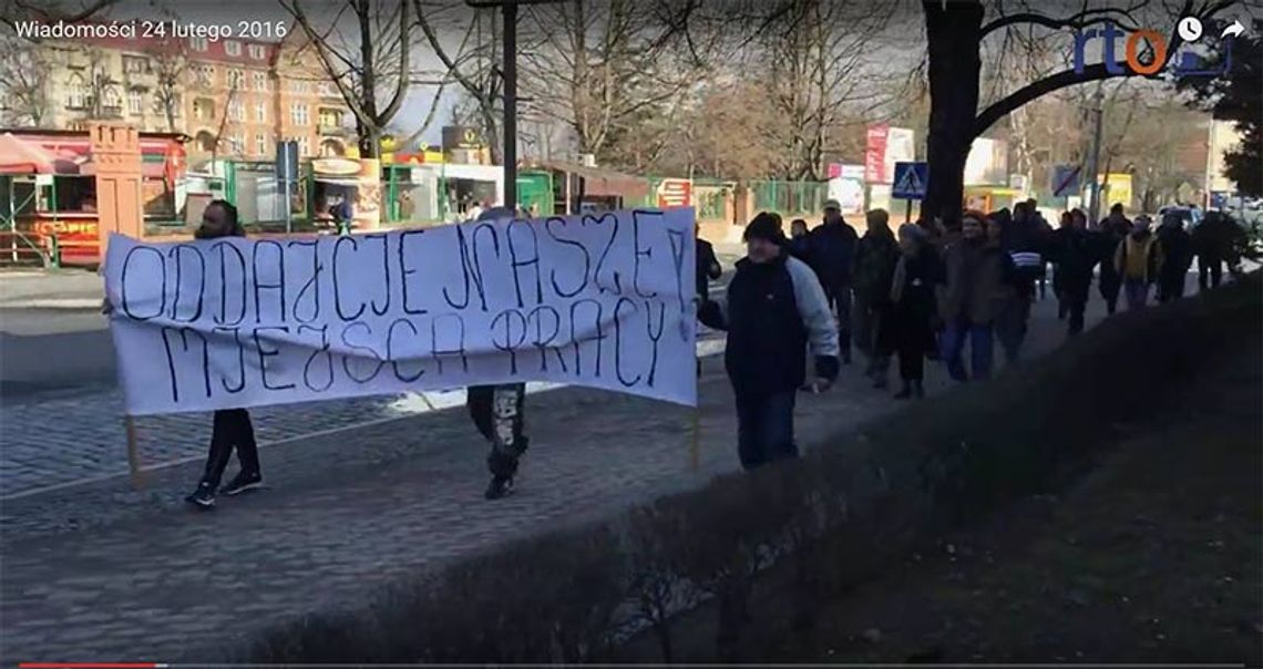 Wiadomości 24 lutego 2016 - Protest handlowców przeciwko przeniesieniu targu w Nysie. 