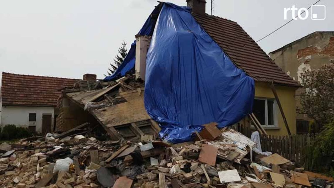Wybuch gazu w Nowakach zburzył dom, na szczęście bez ofiar śmiertelnych.