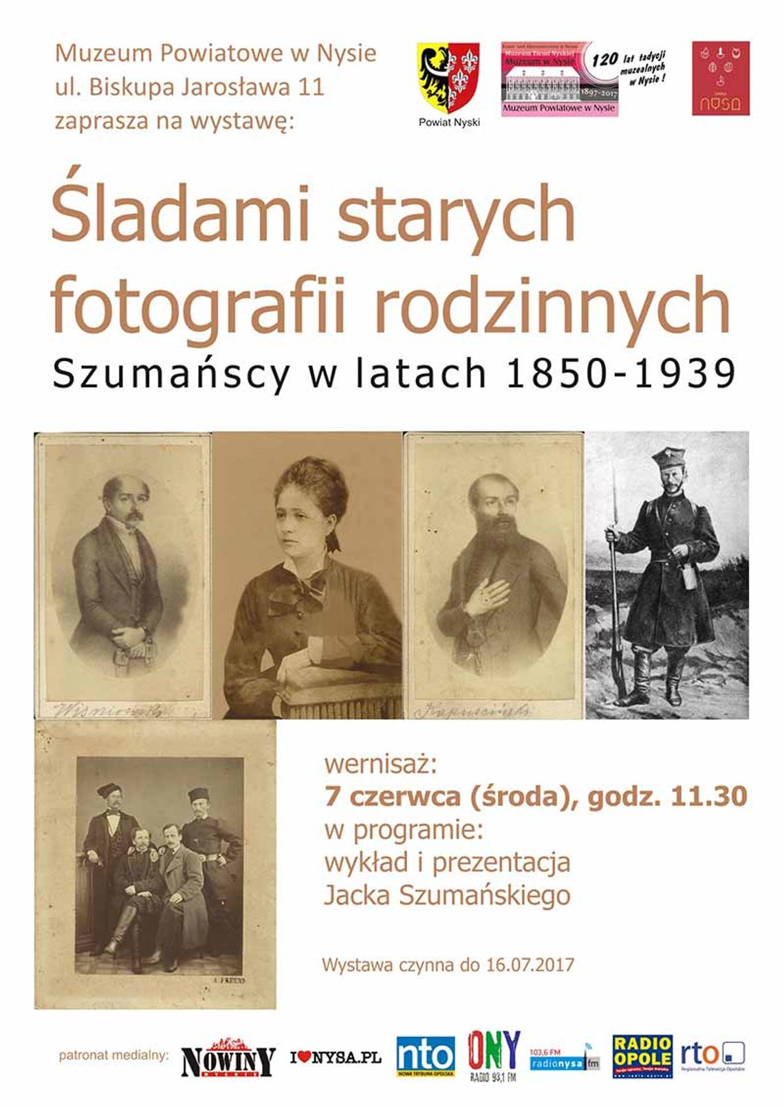 Wystawa "Śladami starych fotografii rodzinnych. Szumańscy w latach 1850-1939"