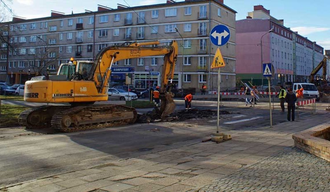 Zamknięto kolejny odcinek ul. Piastowskiej - Utrudnienia dla kierujących.