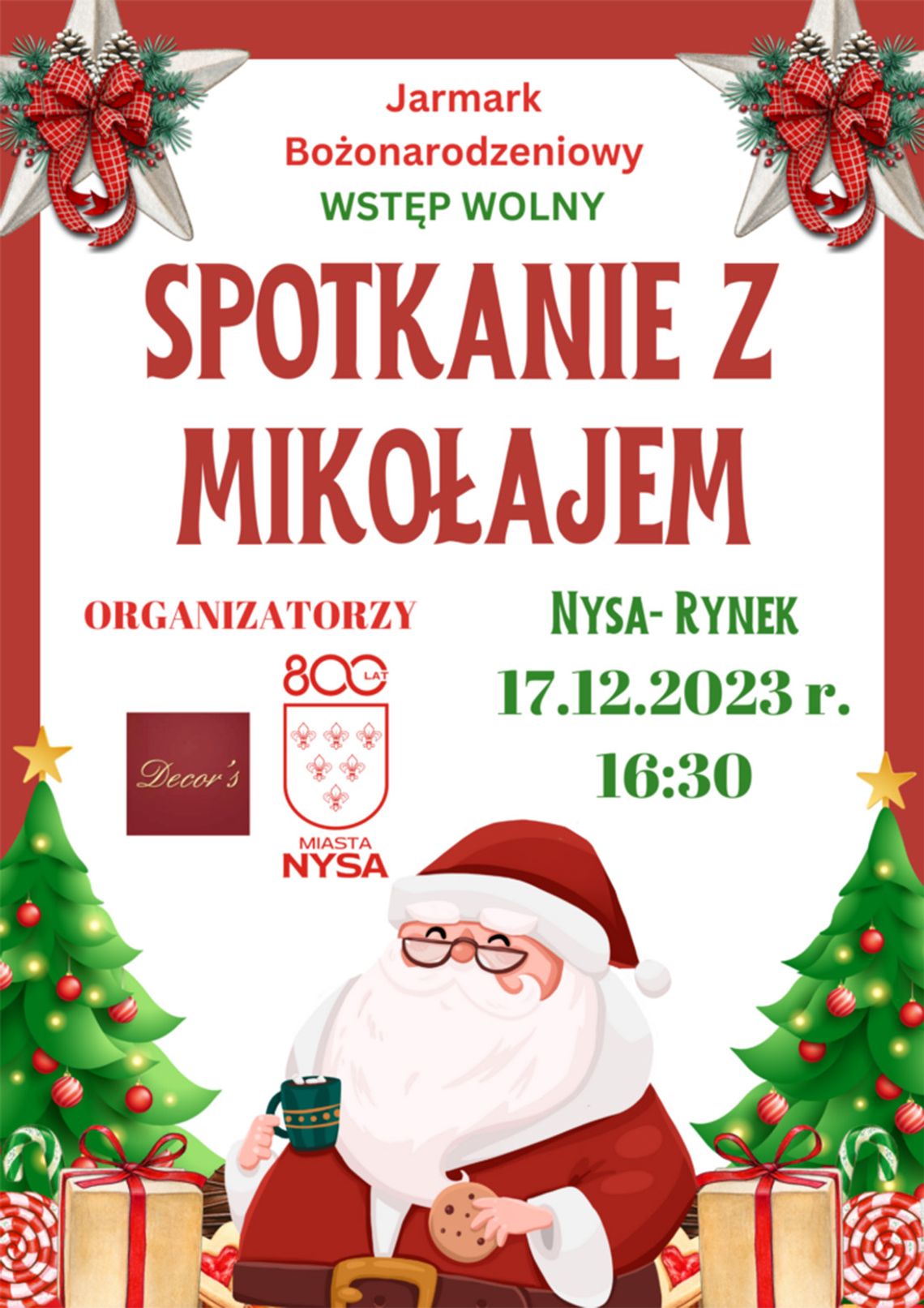 Zapraszamy na magiczny Świąteczny Jarmark Bożonarodzeniowy w Nysie!