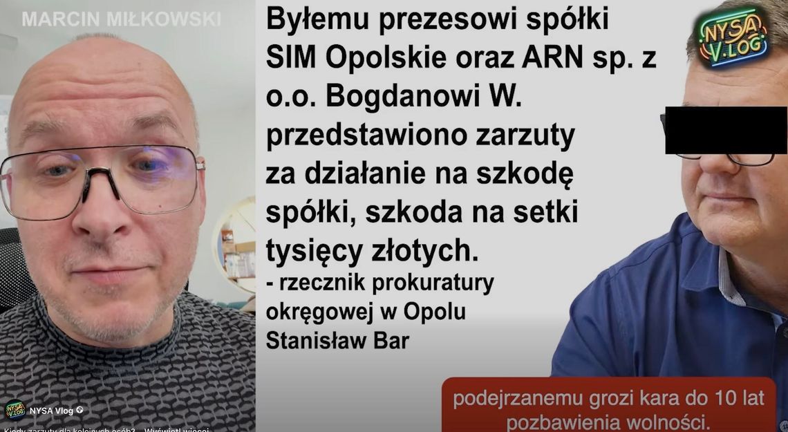 Zarzuty prokuratorskie dla byłego prezesa gminnej spółki.